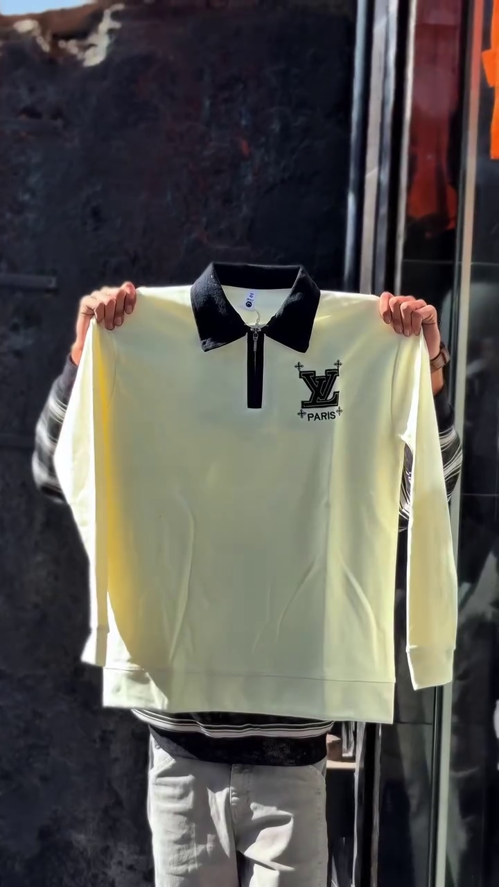 Men’s Full Sleeve Half Zipper T-Shirts