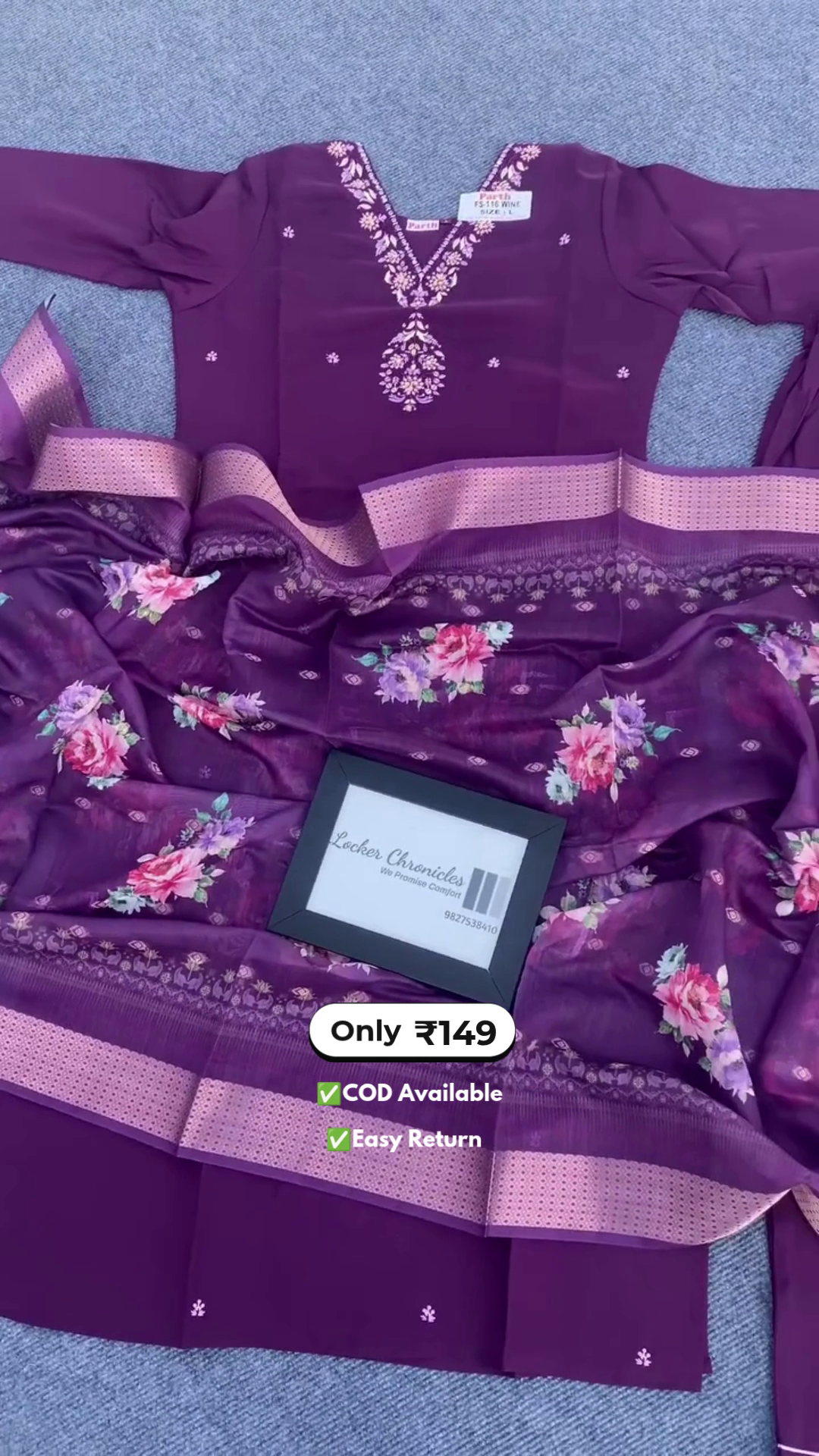 Elegant Kurta Pant Set for Women - Image 3