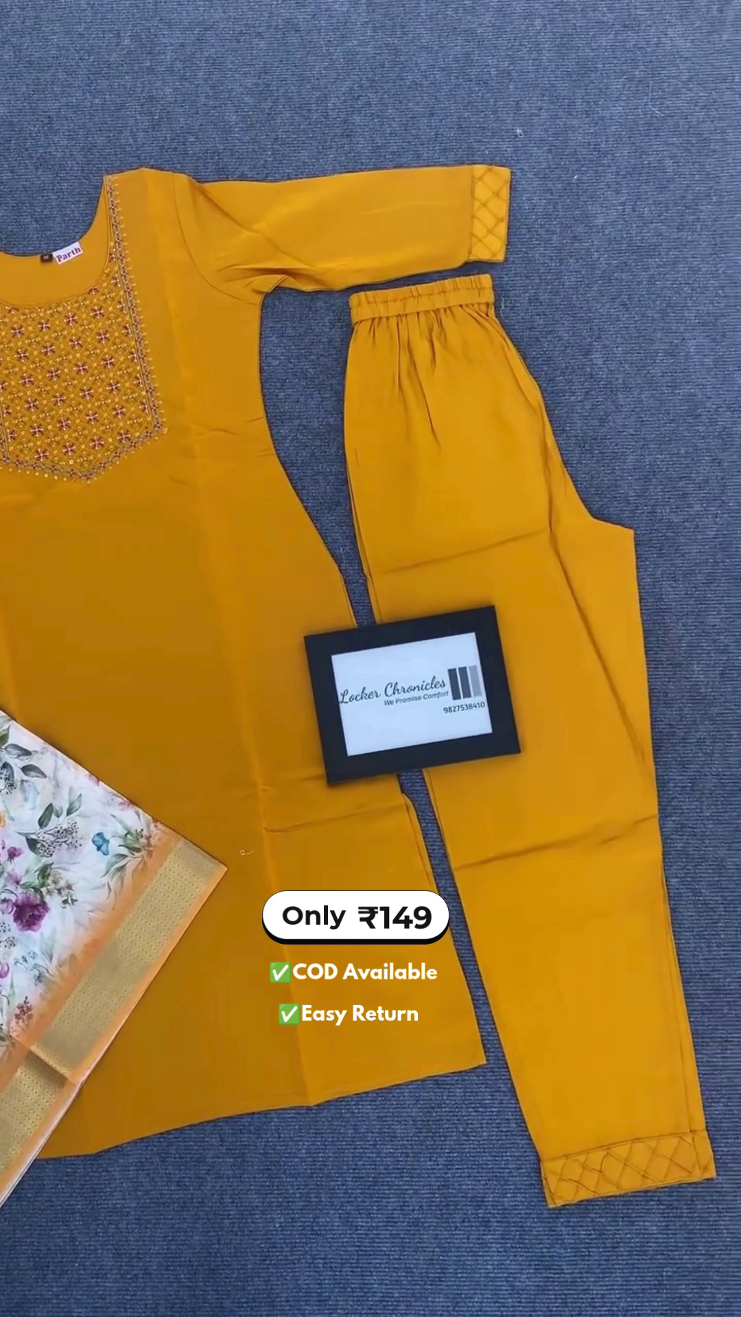 Elegant Kurta Pant Set for Women - Image 3